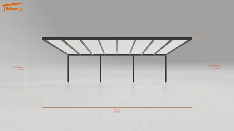 #DE Schweng Pultdachcarport S400 (ID ygvqbr) #MTG