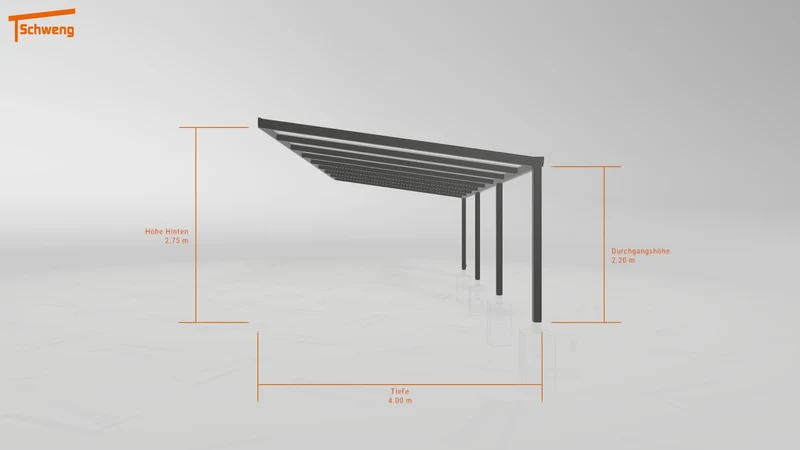 #DE Schweng Pultdachcarport S400 (ID ygvqbr) #MTG