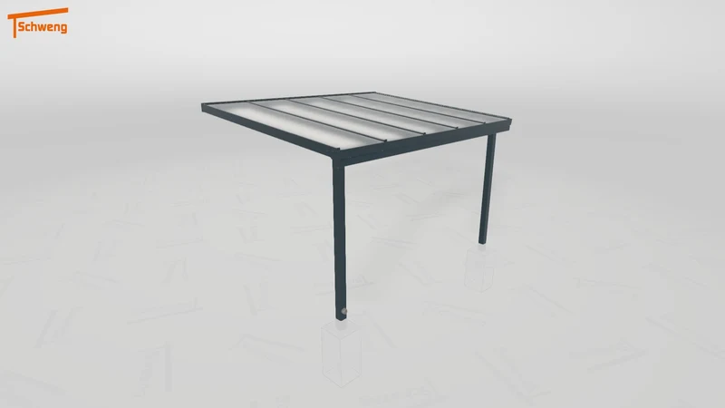 #DE Schweng Pultdachcarport S350 (ID 9wpk95)