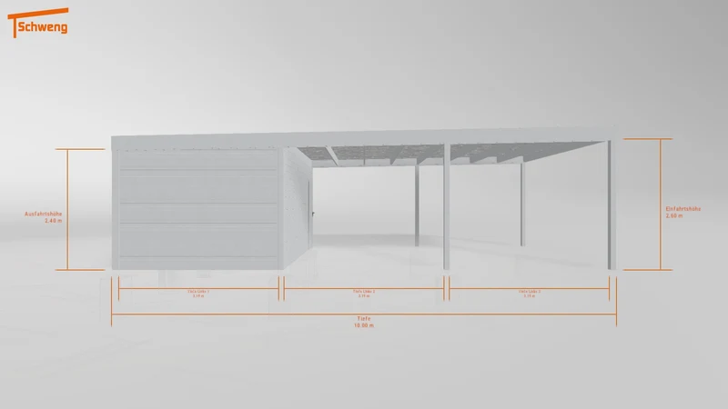#DE Schweng Flachdachcarport C600 (ID v4rwny) #MTG