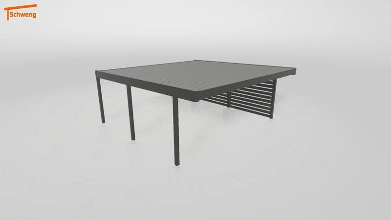 #DE Schweng Flachdachcarport C600 (ID bkpxdv) #MTG