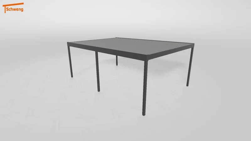 #DE Schweng Flachdachcarport C600 (ID pbpy53)