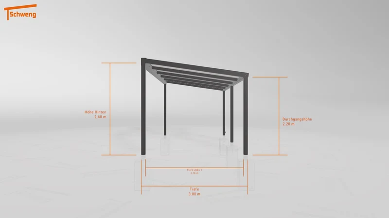 #DE Schweng Terrassenüberdachung S350 (ID w3xzmj)