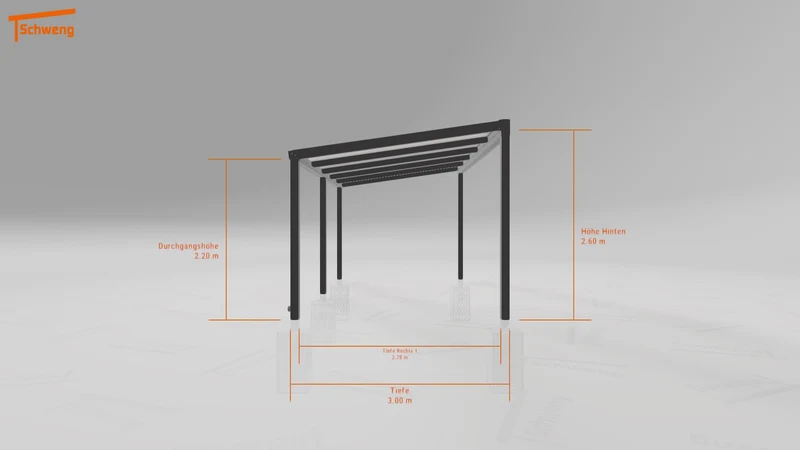 #DE Schweng Terrassenüberdachung S350 (ID w3xzmj)