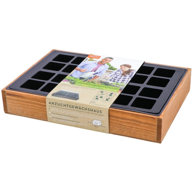 SIENA GARDEN Anzuchtkiste inkl. Topfplatte, Holz