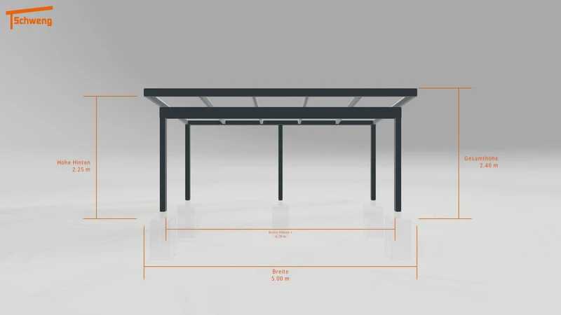 #DE Schweng Terrassenüberdachung S400 (ID jj4q8n)