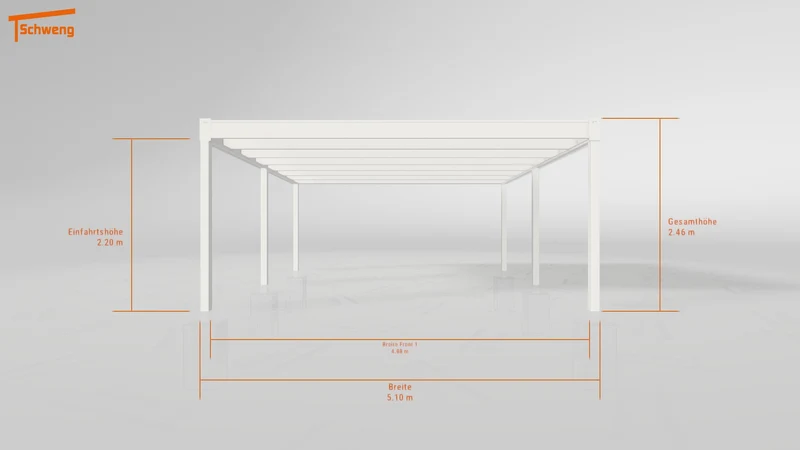 #DE Schweng Flachdachcarport C600+ (ID ygvqvv) #MTG