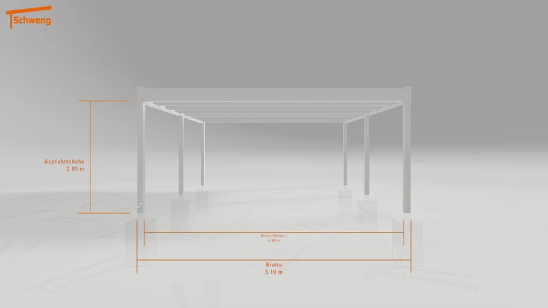 #DE Schweng Flachdachcarport C600+ (ID ygvqvv) #MTG