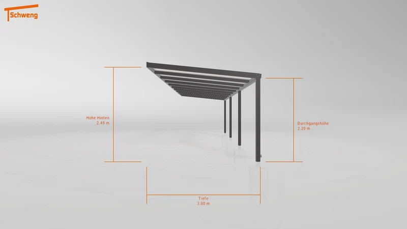 #DE Schweng Terrassenüberdachung S350 (ID 85bn2x)