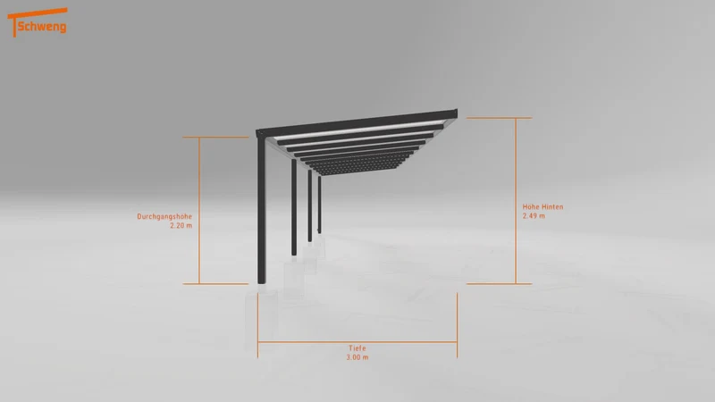 #DE Schweng Terrassenüberdachung S350 (ID 85bn2x)