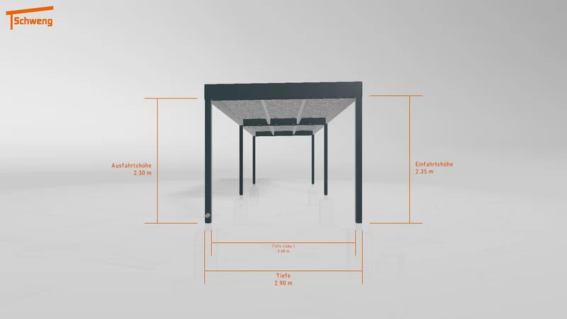 #DE Schweng Flachdachcarport C600+ (ID 9wpkxq)