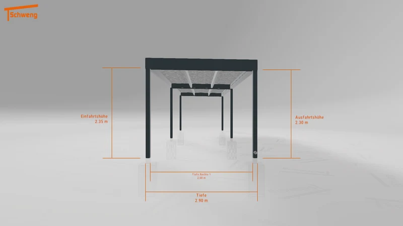 #DE Schweng Flachdachcarport C600+ (ID 9wpkxq)