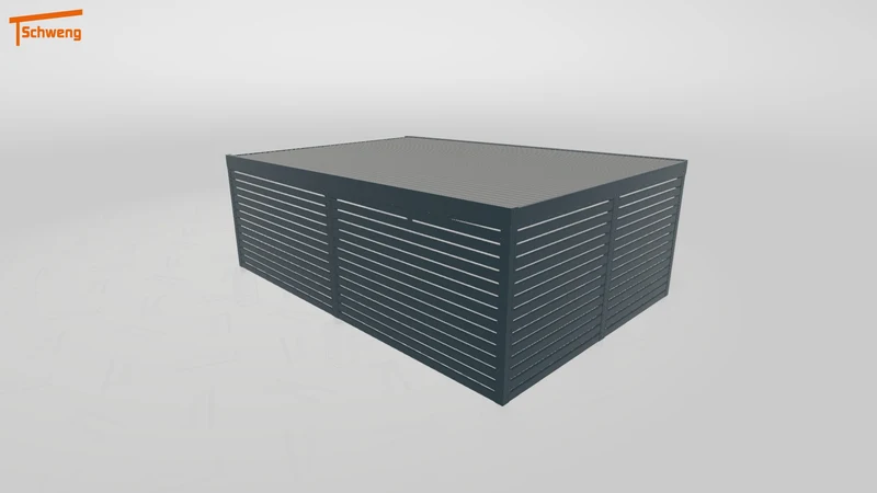 #DE Schweng Flachdachcarport C600 (ID 77j7g7) #MTG