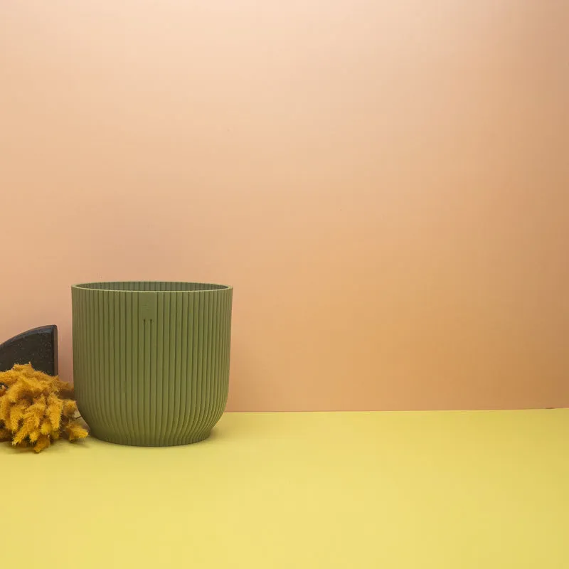 ÜBERTOPF ELHO VIBES FOLD RUND FERNGRÜN