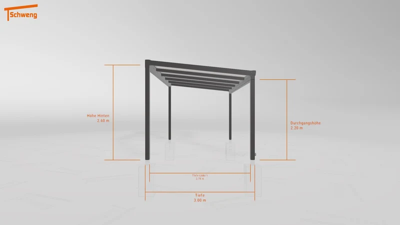 #DE Schweng Terrassenüberdachung S400 (ID x7824d)