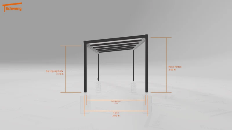 #DE Schweng Terrassenüberdachung S400 (ID x7824d)