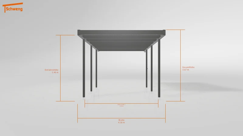 #DE Schweng Flachdachcarport C600 (ID 9wz8vv) #MTG