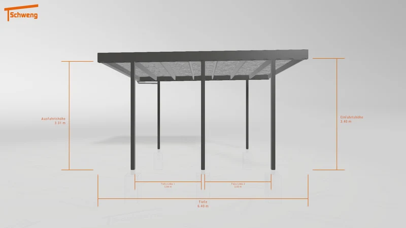 #DE Schweng Flachdachcarport C600 (ID 9wz8vv) #MTG