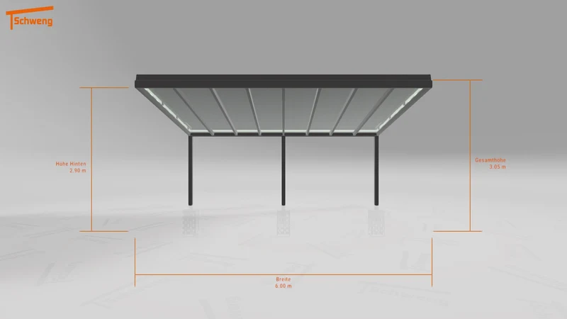 #DE Schweng Terrassenüberdachung S400 (ID mj7grv)