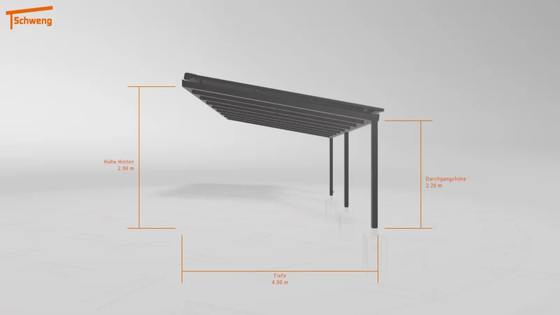 #DE Schweng Terrassenüberdachung S400 (ID mj7grv)
