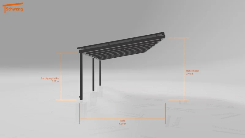 #DE Schweng Terrassenüberdachung S400 (ID mj7grv)