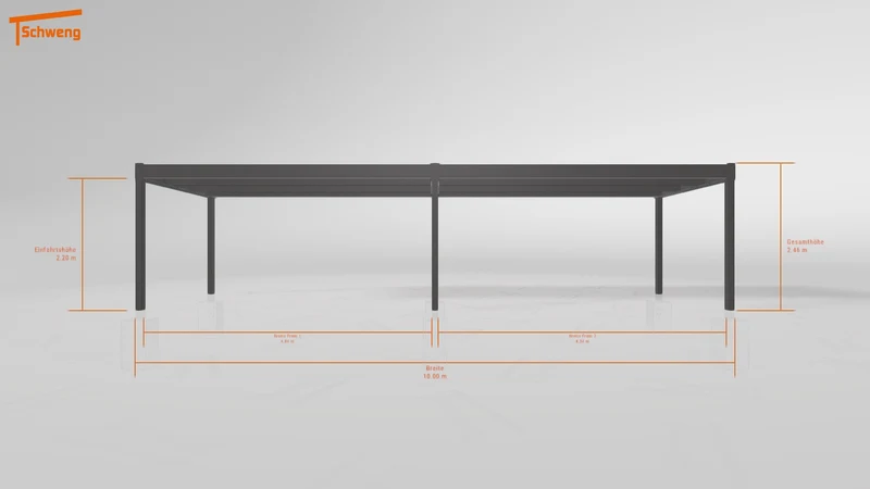 #DE Schweng Flachdachcarport C600 (ID x7n25w) #MTG