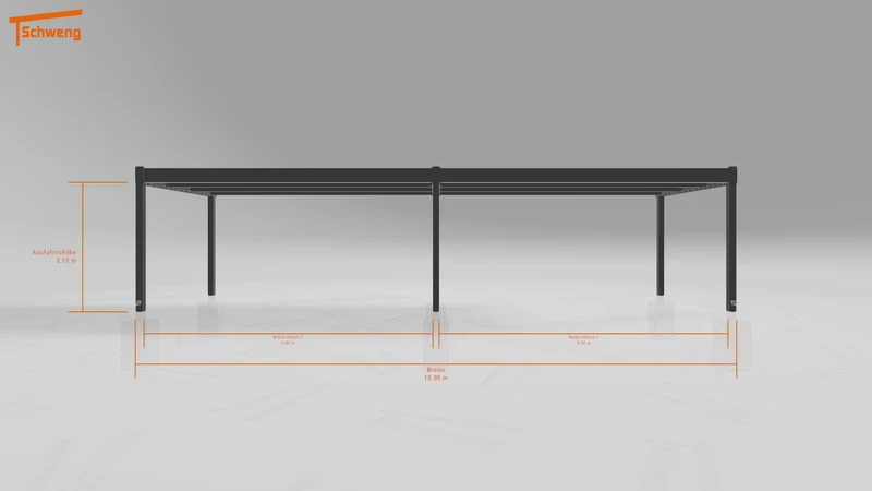 #DE Schweng Flachdachcarport C600 (ID x7n25w) #MTG