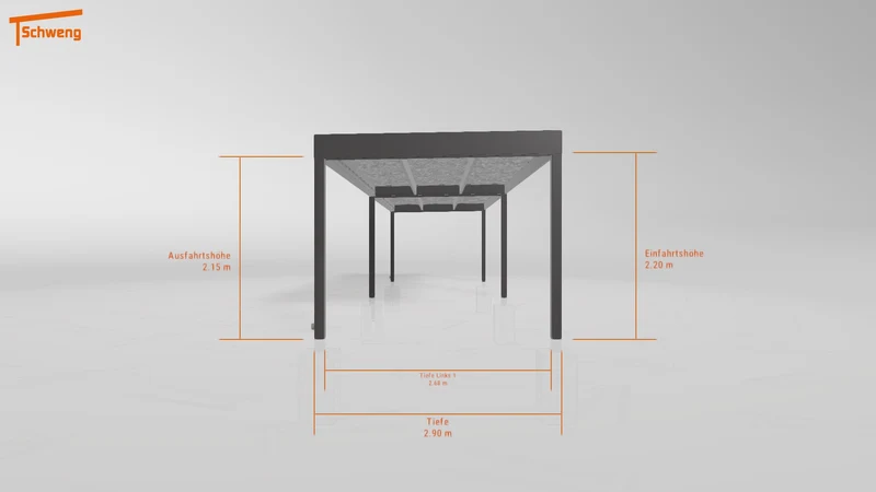 #DE Schweng Flachdachcarport C600 (ID x7n25w) #MTG