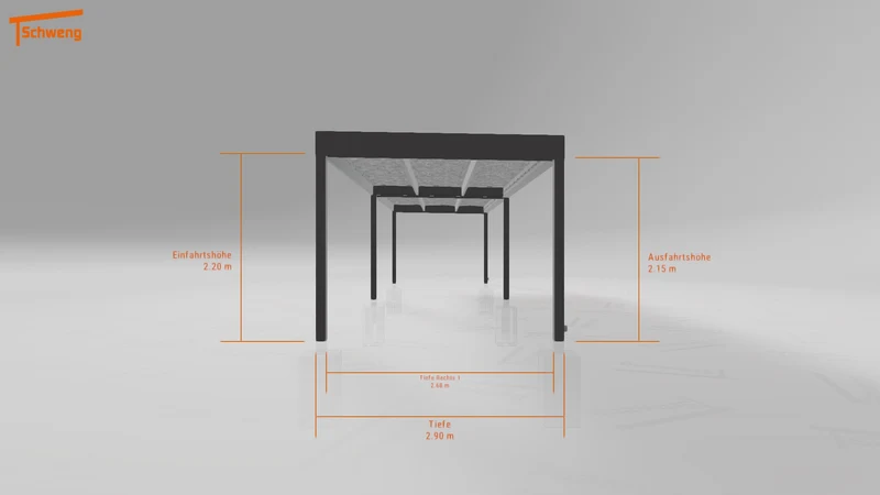 #DE Schweng Flachdachcarport C600 (ID x7n25w) #MTG