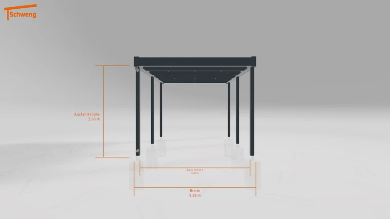#DE Schweng Flachdachcarport C600 (ID x7p73n) #MTG