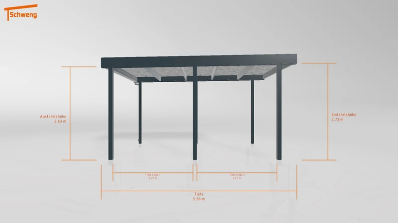 #DE Schweng Flachdachcarport C600 (ID x7p73n) #MTG
