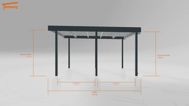 #DE Schweng Flachdachcarport C600 (ID x7p73n) #MTG