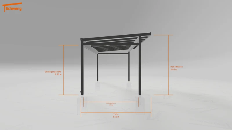 #DE Schweng Terrassenüberdachung S400 (ID 5mxm7d)