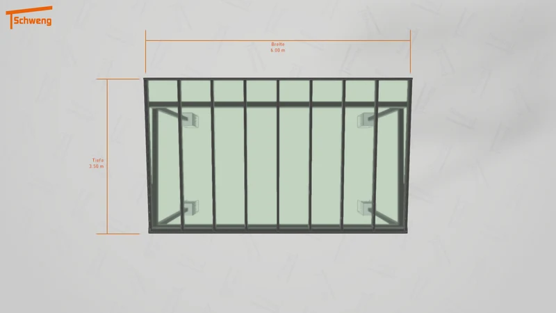 #DE Schweng Terrassenüberdachung S400 (ID 5mxm7d)