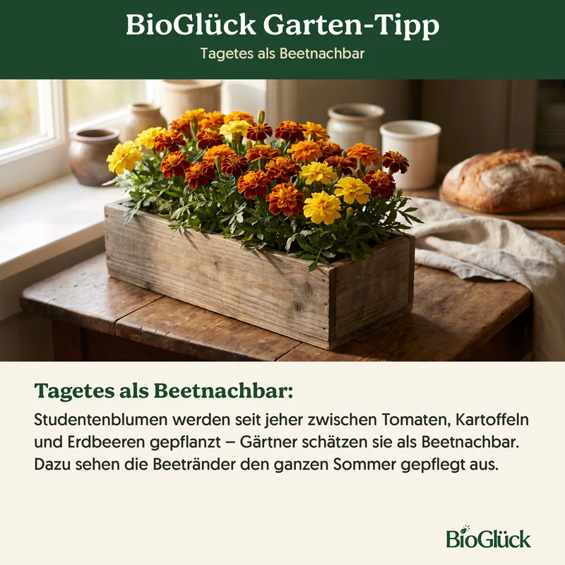 Bio-Studentenblume 'Niedrige Mischung' – Samenfestes Bio-Saatgut