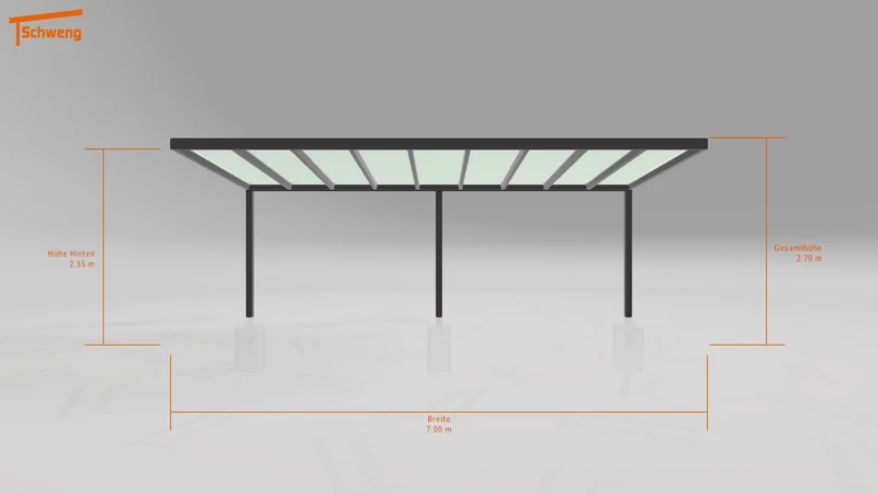 #DE Schweng Terrassenüberdachung S350 (ID ygvqq7)