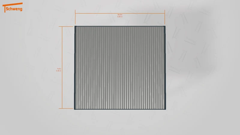 #DE Schweng Flachdachcarport C600+ (ID ygvqqg) #MTG