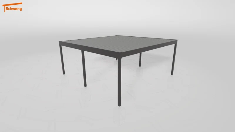 #DE Schweng Flachdachcarport C600+ (ID 335r3x)