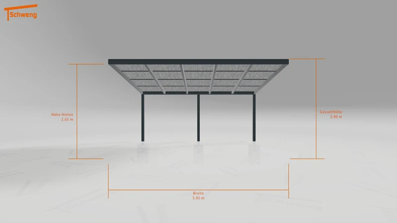 #DE Schweng Pultdachcarport S400 (ID mj9yj5)