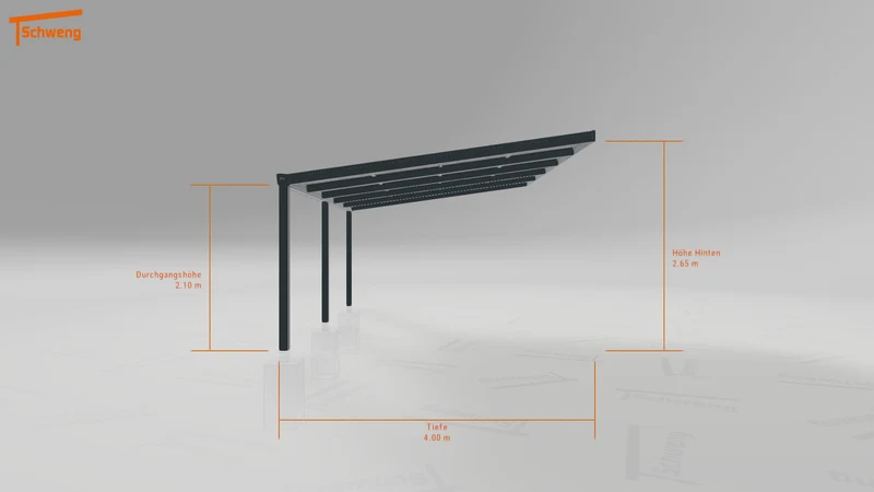 #DE Schweng Pultdachcarport S400 (ID mj9yj5)