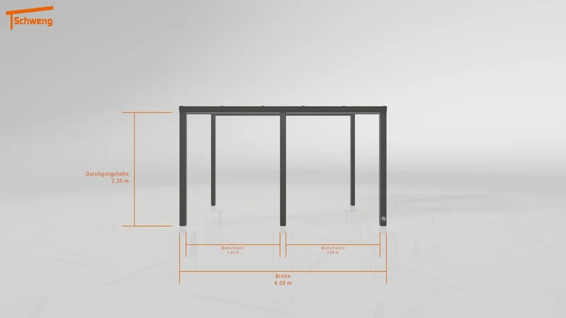 #DE Schweng Terrassenüberdachung S350 (ID 85bny7)