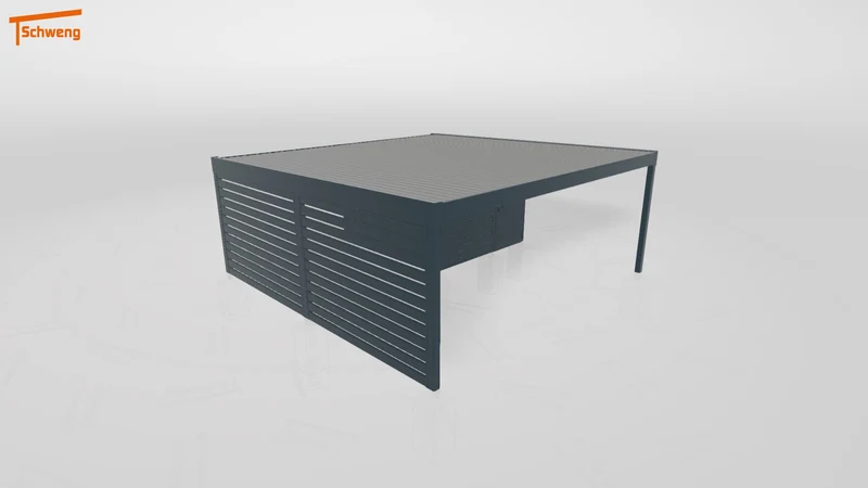 #DE Schweng Flachdachcarport C600+ (ID 2qxwk9)