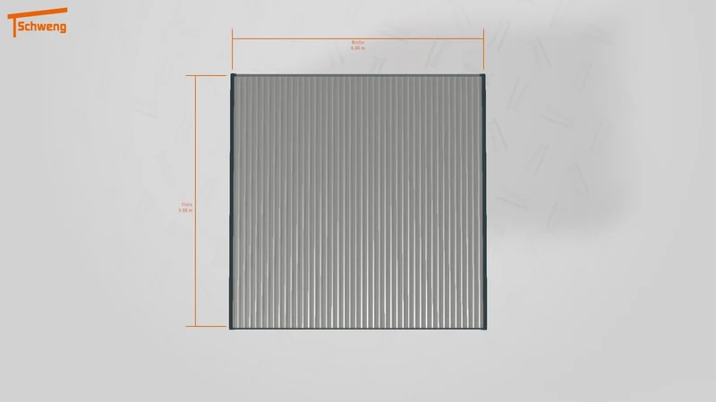 #DE Schweng Flachdachcarport C600+ (ID 2qxwk9)