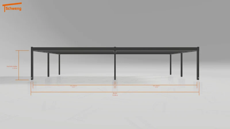 #DE Schweng Flachdachcarport C600 (ID pbjy8z)