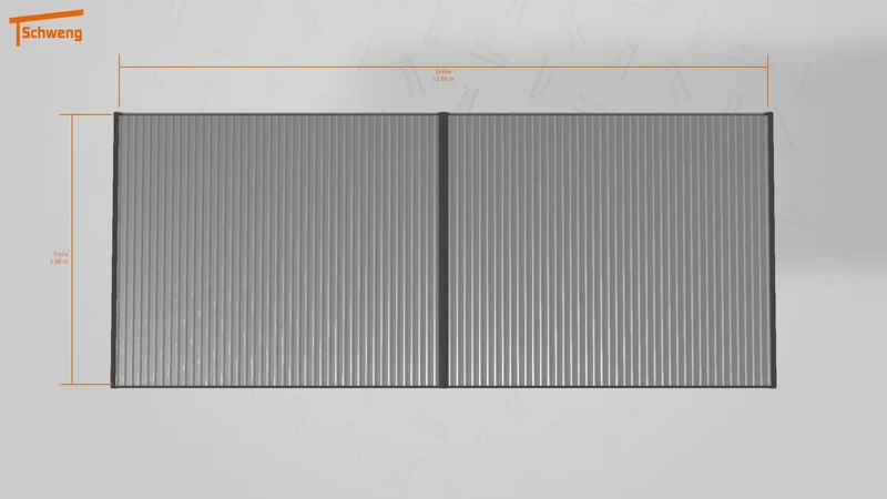 #DE Schweng Flachdachcarport C600 (ID pbjy8z)