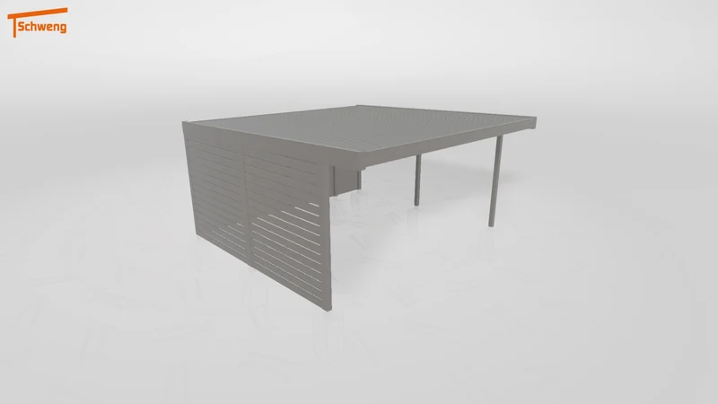 #DE Schweng Flachdachcarport C600 (ID qdw5j8) #MTG