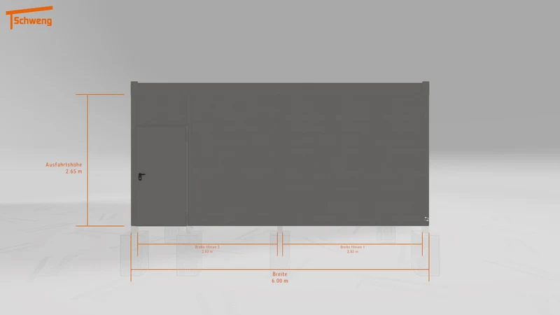#DE Schweng Flachdachcarport C600 (ID qdw5j8) #MTG
