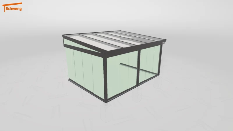 #DE Schweng Terrassenüberdachung S400 (ID mj9jkg)