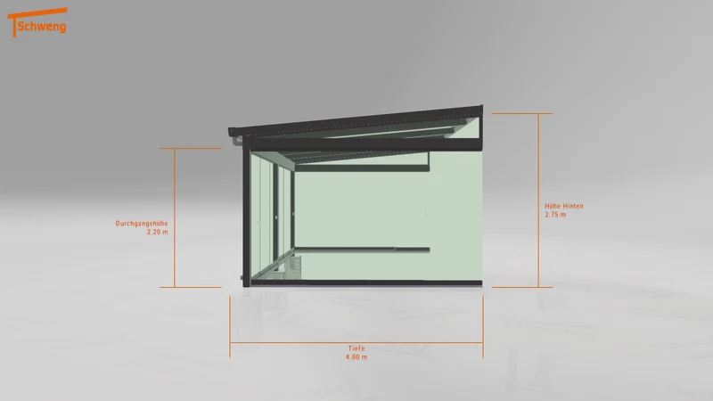 #DE Schweng Terrassenüberdachung S400 (ID mj9jkg)