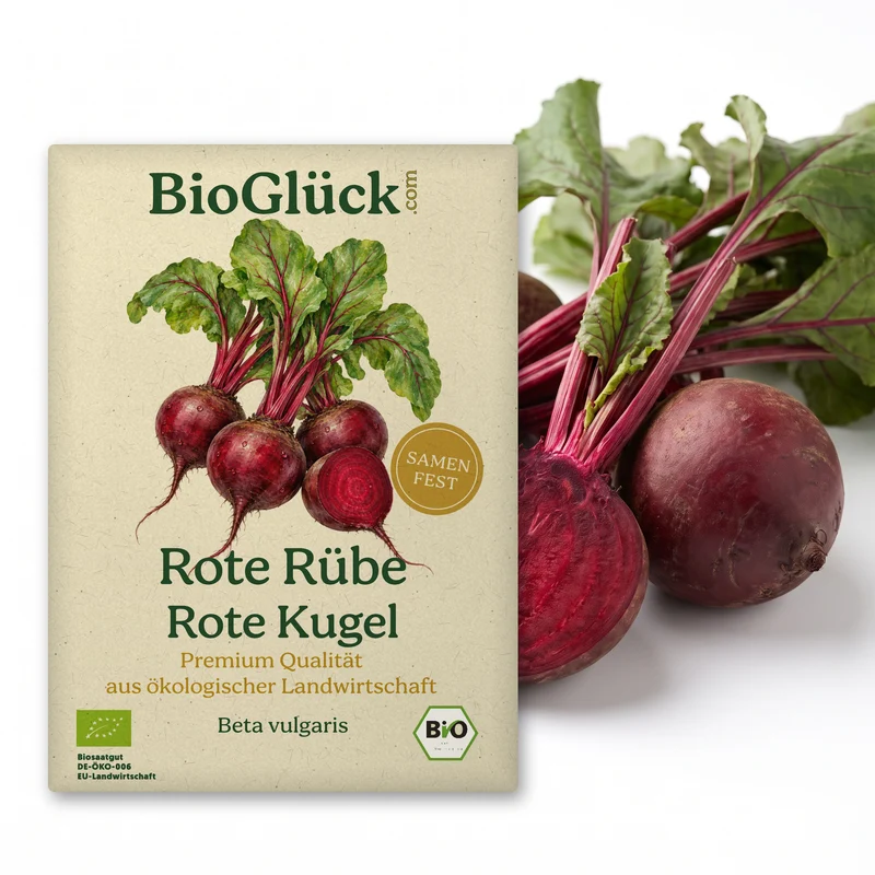 Bio-Rote Rübe 'Rote Kugel' – Samenfestes Bio-Saatgut